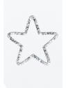 Dětská postýlka Drewex Hvězdičky - stříbrno bílá 120x60cm