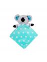 Baby Ono Oboustranná deka Minky 75x100 cm s usínáčkem 30x30 cm tyrkysová