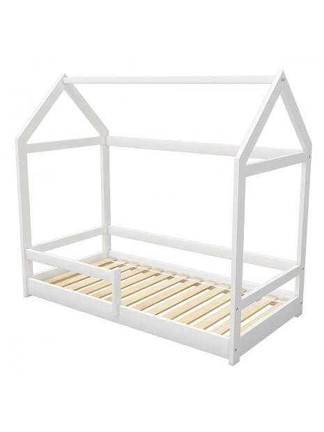 Dětská postel domeček 140x70 cm ACMA bílá