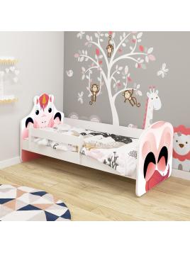 Dětská postel ACMA VII Kočka140x70 cm + matrace zdarma