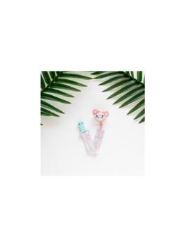 Canpol babies stužka na dudlík s klipem EXOTIC ANIMALS růžová